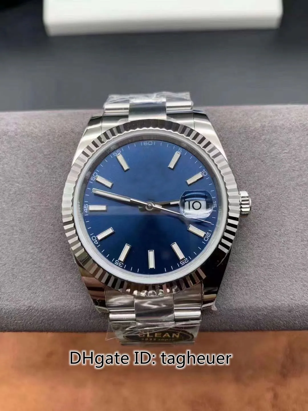 깨끗한 공장 남성 시계 Cal.3235 운동 41mm Datejust 126334 대통령 904L 스틸 루미노바 최고의 버전 시계 남성 손목 시계를위한 기계적 자동