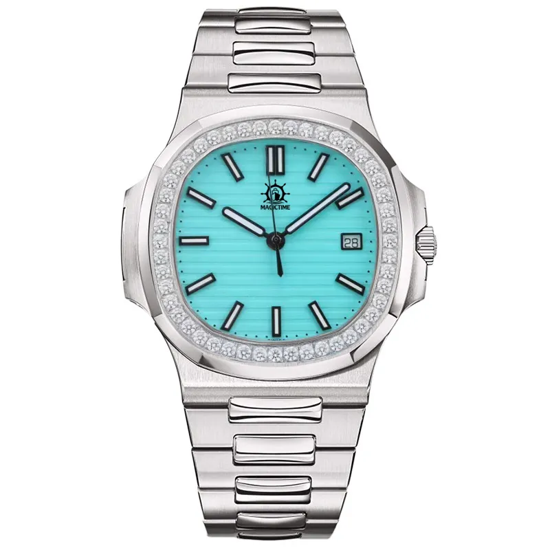 Business men's automatic watch All stainless steel deep waterproof super luminous suitable for various parties