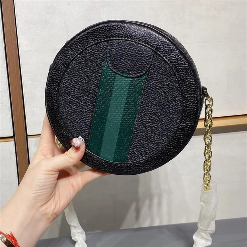 2021 Women Luxurys Designers Fags Lady Fashion Handbags Wallets Single Counter Round Cake Bun عالية الجودة الرسمية 277Z