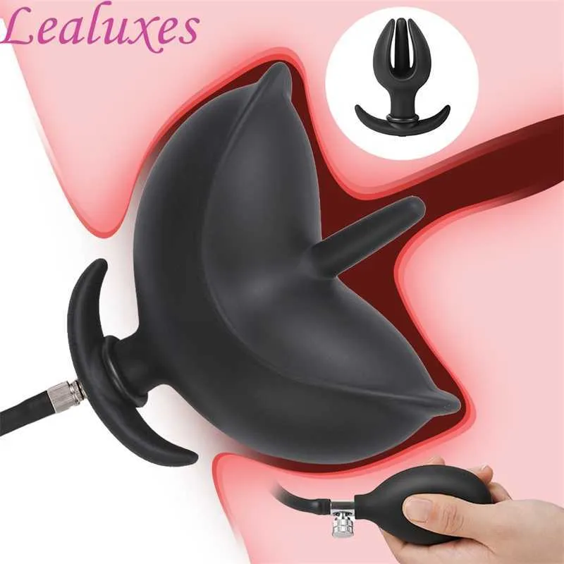 Sex massager Inflatable Anal Plug Big Dilator Expansion Toys For Women Men Prostate Massage G Spot Stimulator Vagina Anus Extender