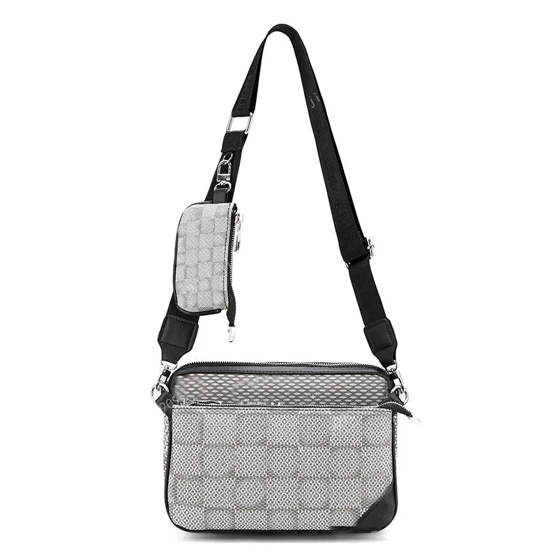 Handbags Men Messenger Bags Cross Body TRIO Set Shoulder Bag Luxury ...