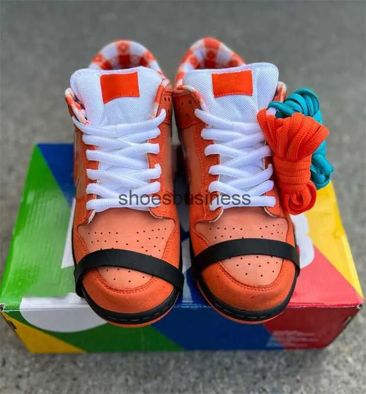 sb Concepts Skor Låg Orange Hummer Lila Grön Röd Blå Män Dam Sport Sneakers Med Originalstorlek