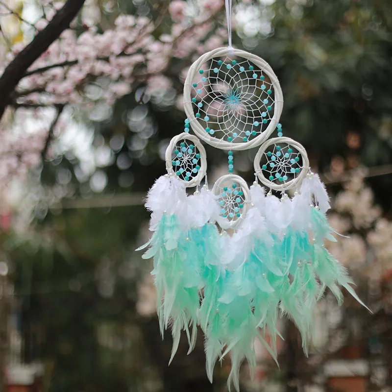 Dream catcher slaapkamer hangende ornamenten decoratieve objecten creatieve windtiond afgewerkte producten sen-afdelingen retro shop decoratie cadeau 1222047