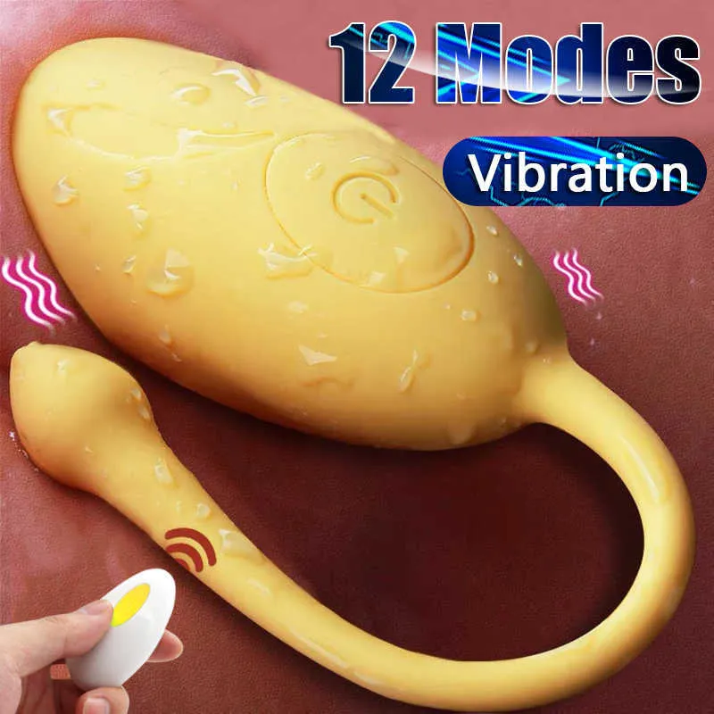 Articles de beauté 12 modes jouets sexy vibrateurs télécommandés sans fil pour femmes adultes femelle oeuf amour masseur G-spot Bullet vibrateur sexyy