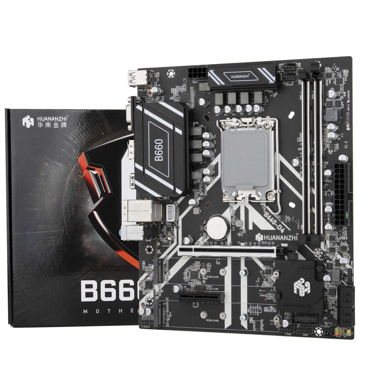 Intel Core i5 12490f LGA 1700 ATX Motherboard prend en charge DDR4 M.2 NVME SATA3.0 pour le jeu