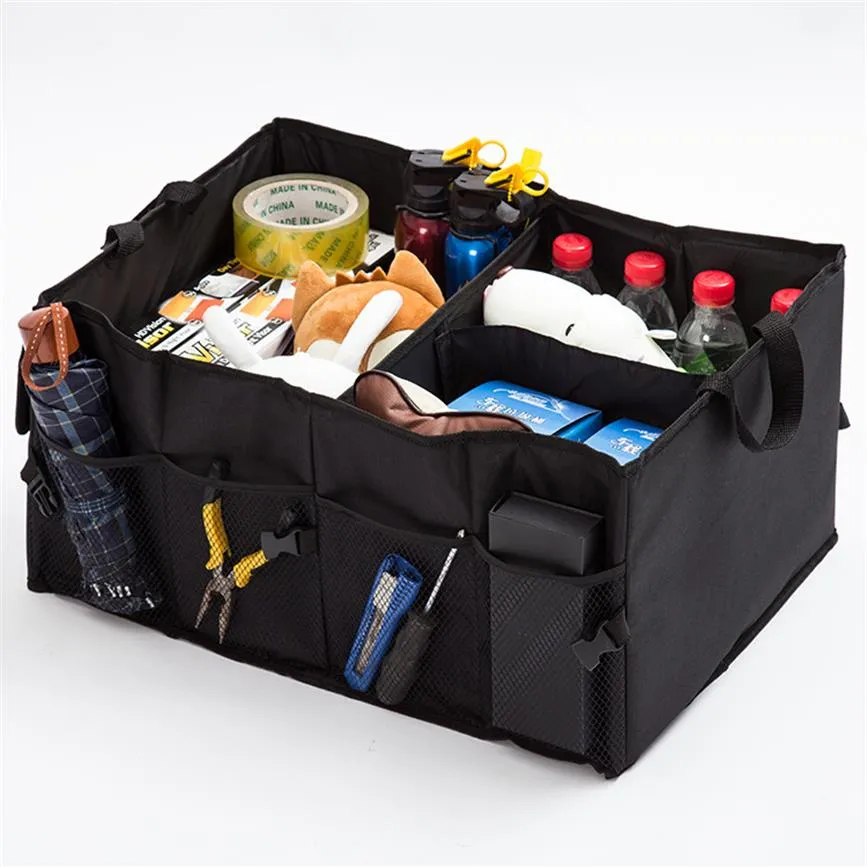 Auto Car Multipurpose Trunk Pliable Boot Organizer Pliable Storage Holder Bag Travel Tidy Box224K