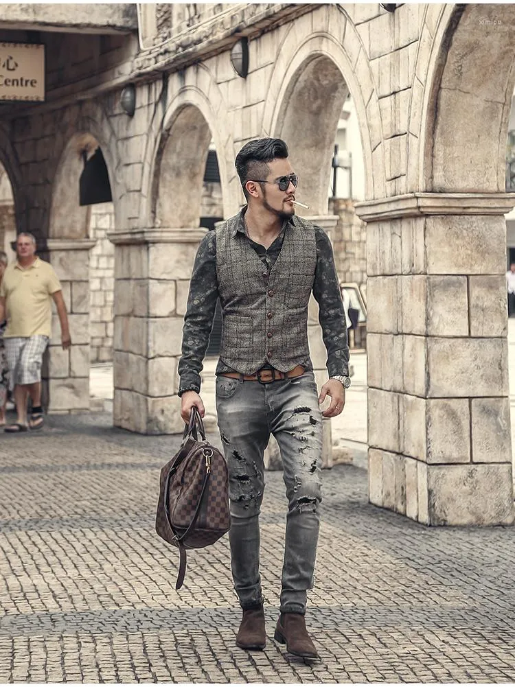 Mens wedding shorts and waistcoat cheap