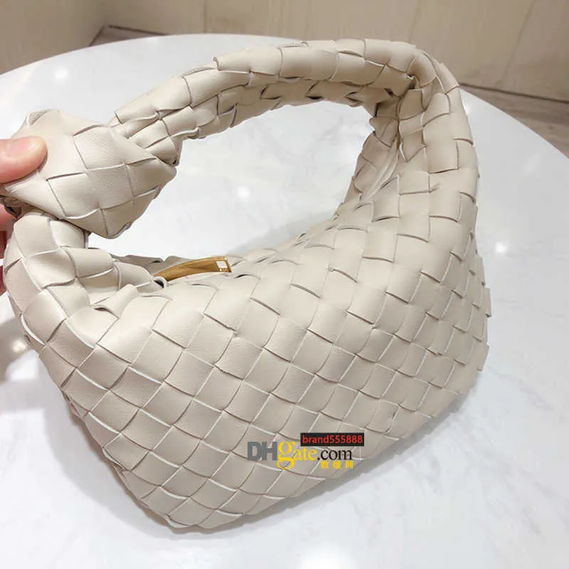 Luxurywomen Luxury Designers Evening Bags Handbag Purse Soft Lambskin Calfskin Woven Mini Jodie Boho Shoulder Bag Fashion Läder Knutt rem