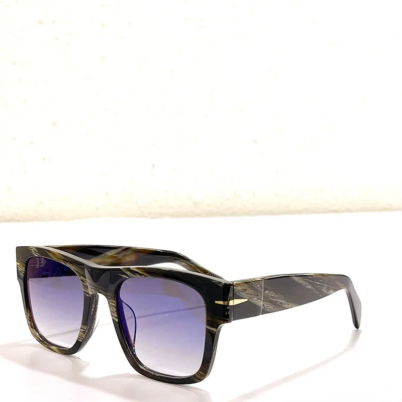 Lunettes de soleil pour femmes et hommes été DB7000S style UV400 lunettes rétro à monture complète avec monture