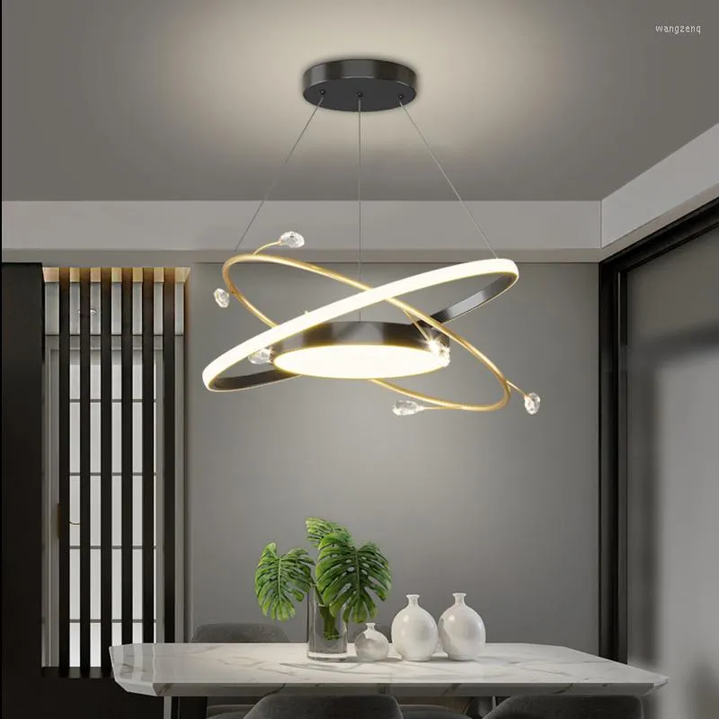 Avizeler Modern LED Kolye Lamba Yemek Masa Mutfak Mutfak Dimmabable Salon Yatak Odası Çatı Asılı Ev Dekoru Işık