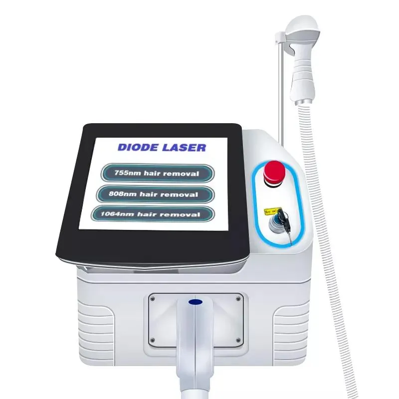 Latest Diode Laser 808 nm 755 1064 Skin Facial Permanenting Hair Removal Device