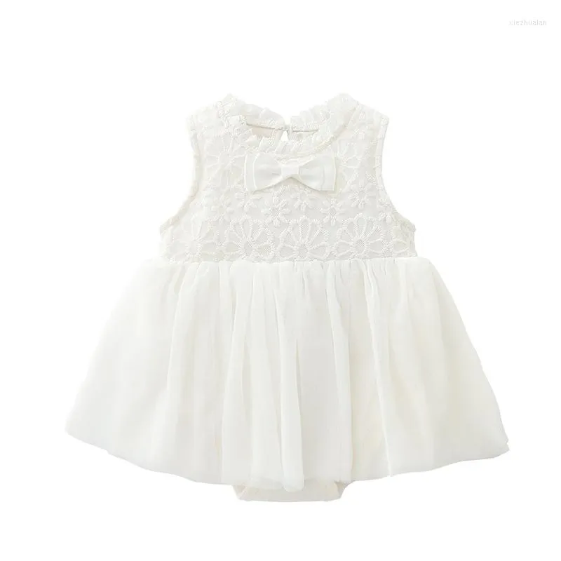 女の子のドレス幼児のベビードレス0-12ヶ月女の子服チュチュレースバプテスマウェディング幼児服ベースドス
