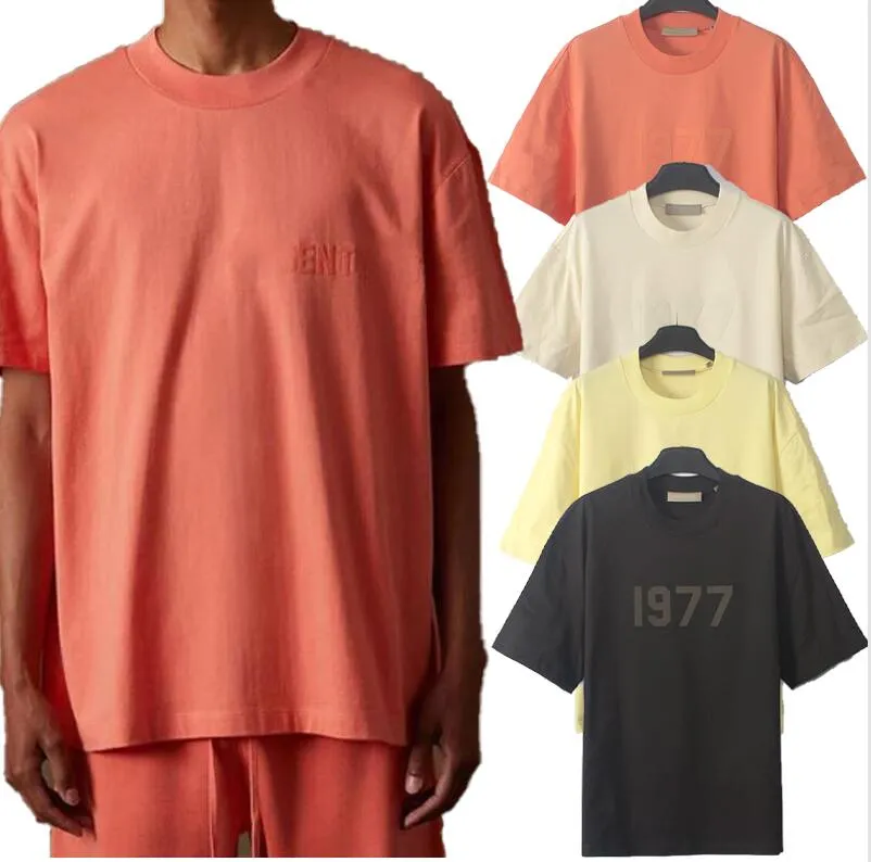 2022 유럽 무리 T 셔츠 여름 티 하이 스트리트 캐주얼 남성 여성 플러스 크기 짧은 슬리브 Tshirt 8 번째 시즌 새로운 컬렉션