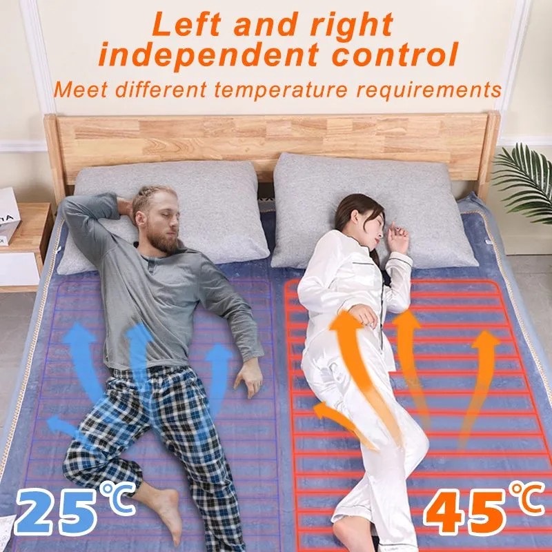 2022 neue weiche bequeme Heizdecke Winter Körper Wärmer Flanell Dicker Beheizte Matratze Thermostat Sicherheit top qualität