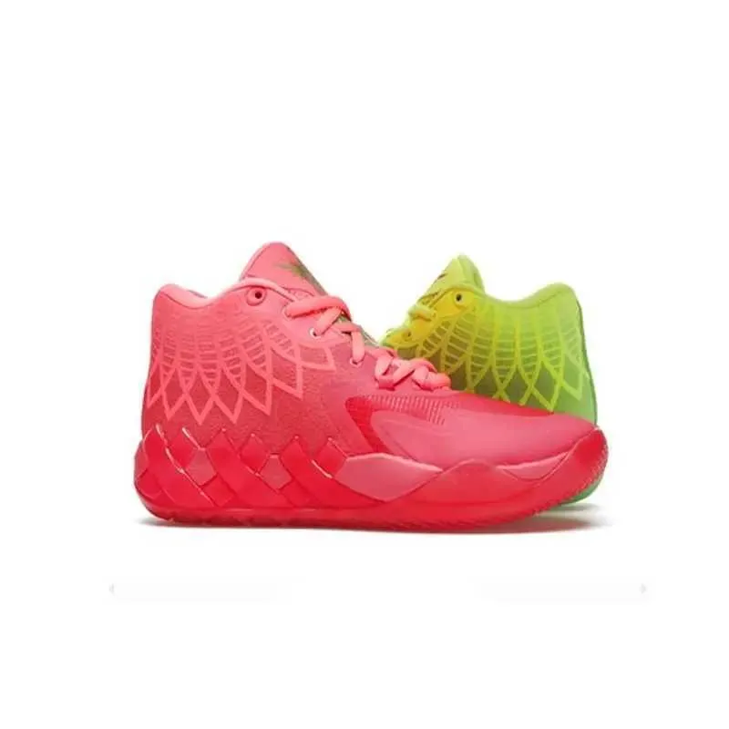 MB1 Rick Et Morty Kids Basketball Chaussures ￠ Vendre Lamelo Ball Queen