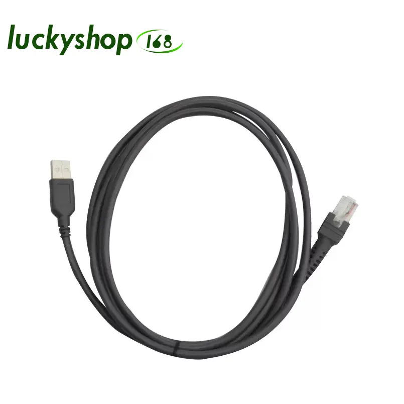 100 шт. USB 2M Прямой линии кабеля данных для символов LS2208 LS4208 DS6708 LS1203