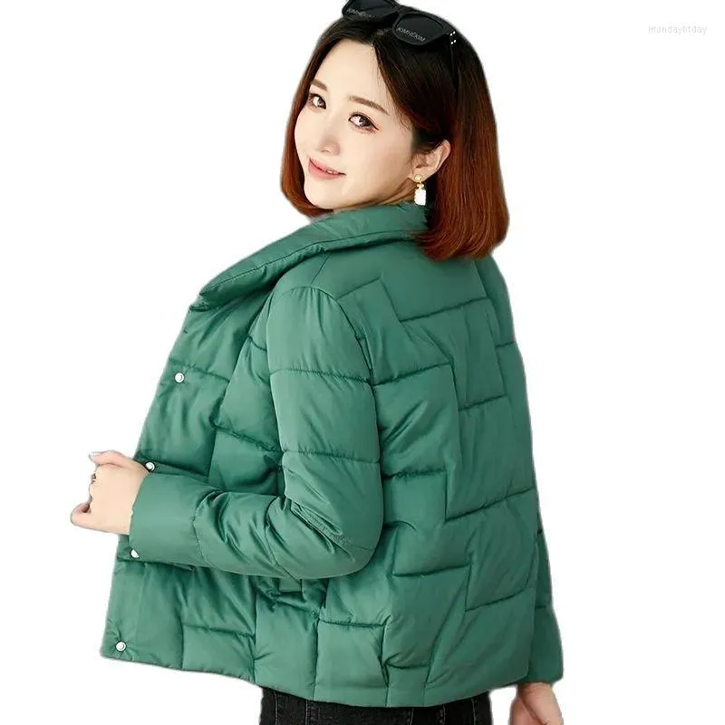 Женские траншевые пальто хлопковые женские пальто зимнее однорастущее карманное воротнич