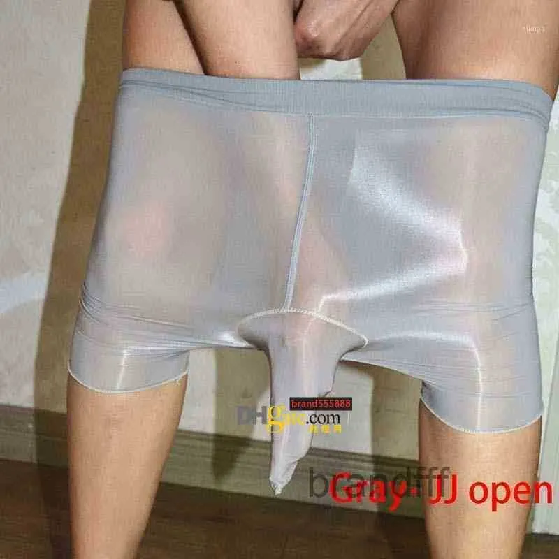 Meias de Luxurymen Men shorts sexy meias meias bainha de pênis bainha Ultra Fin Sheer Pantyhose