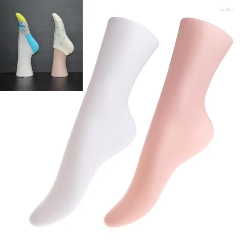 Bolsas de joalheria meias de plástico feminino exibir touchs de tocha curta mannequin titular