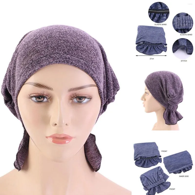 Boll Caps Muslim Yashmak Color Hat Stand-Ear Solid Leisure Protection Justerbar baseball