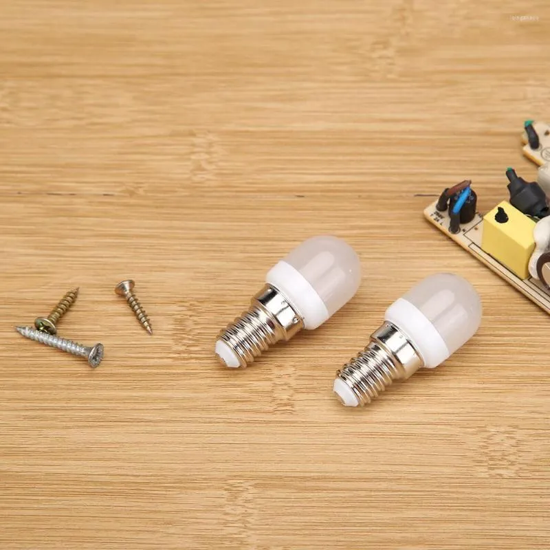 Spotlight Bulbs Freezer geladeira lustre E14 Mini economia de energia Luz de geladeira AC220-240V 2W lâmpada de lâmpada LED