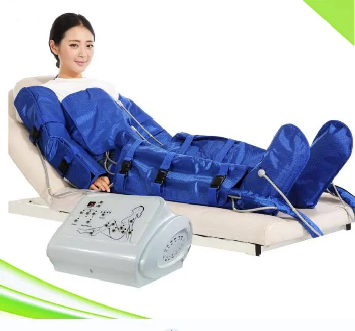 Vacumrerapia Air Leg Massage Machine Body Shaping Scolpire Presoterapia Dimagrante Pressoterapia Per Spa Salon Clinica Drenaggio linfatico Attrezzatura sottile portatile