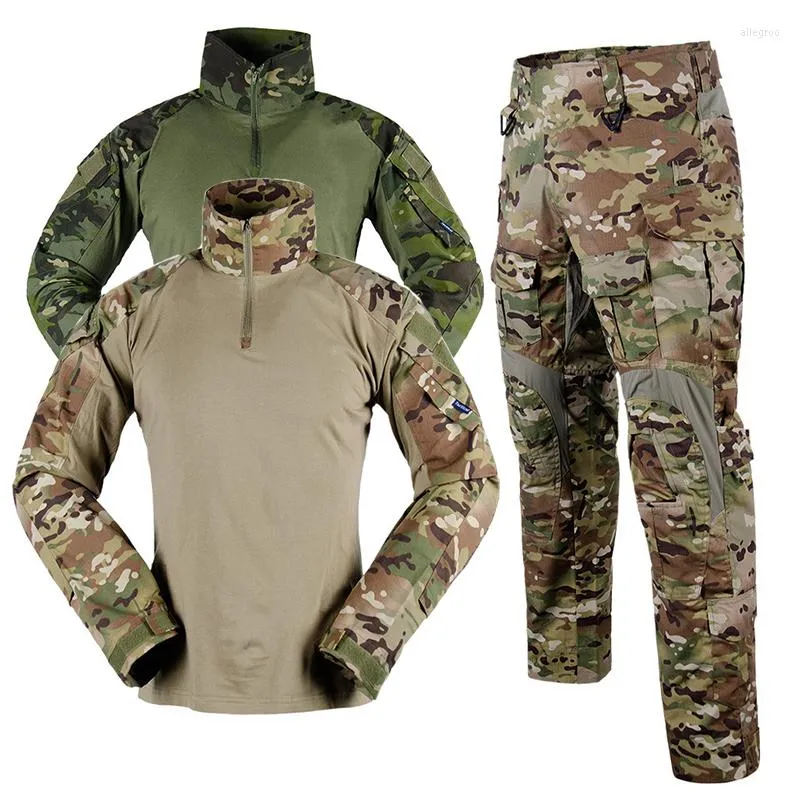 Men's Tracksuits G3 Combat Uniform Men High Quality Military Tactical Camouflage Suit GEN3 Pants Shirt