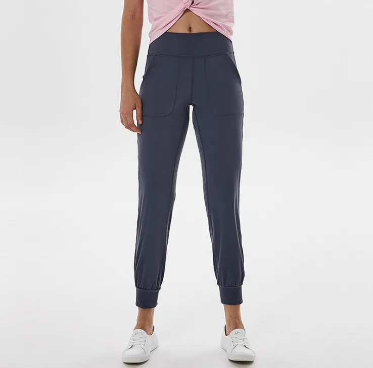 Pantalon Jogging Femme Baggy Élastique - Taille Haute, Poches - Pour Sport, Yoga, Running, Décontracté
