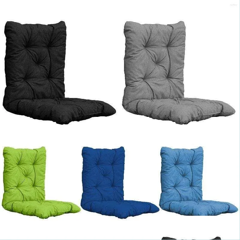 Cushion/Decorative Pillow Pillow Long Mat For Recliner Rocking Rattan Chair Folding Garden Sun Lounge Seat Sofa Tatami Drop Delivery Dh32Z