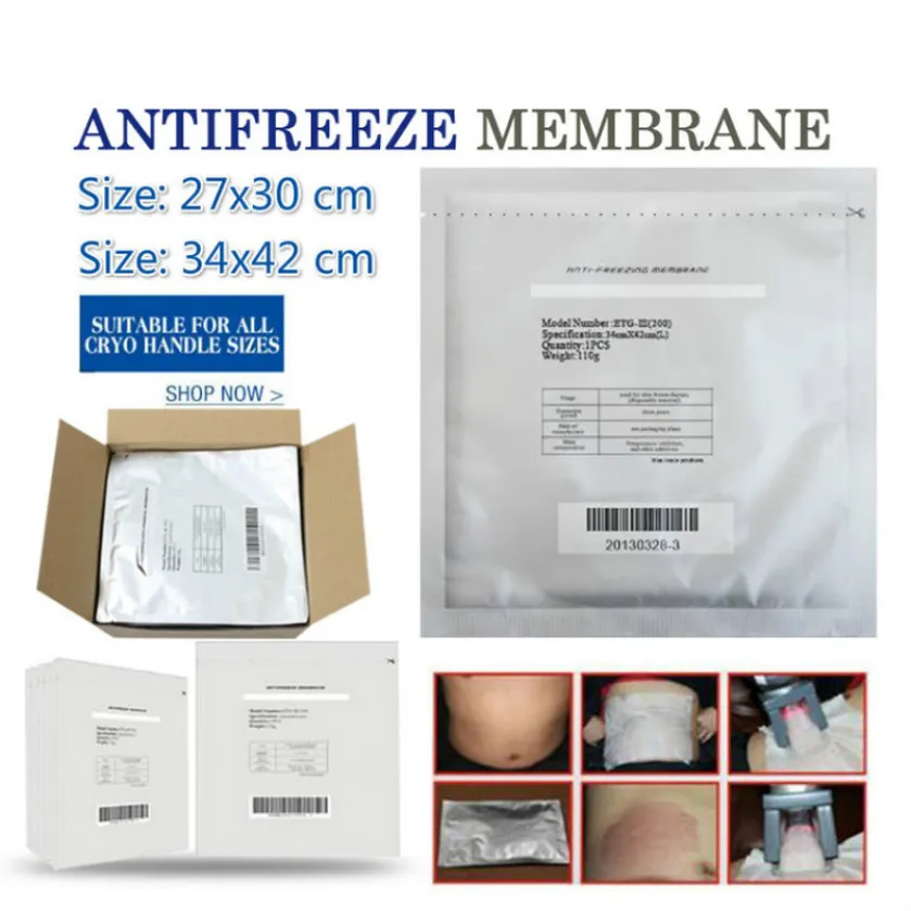 Acess￳rios Pe￧as da membrana anticongelante anticongelante antifreezing Membranas da almofada de congelamento para terapia crio-Cryo 70G 110G294