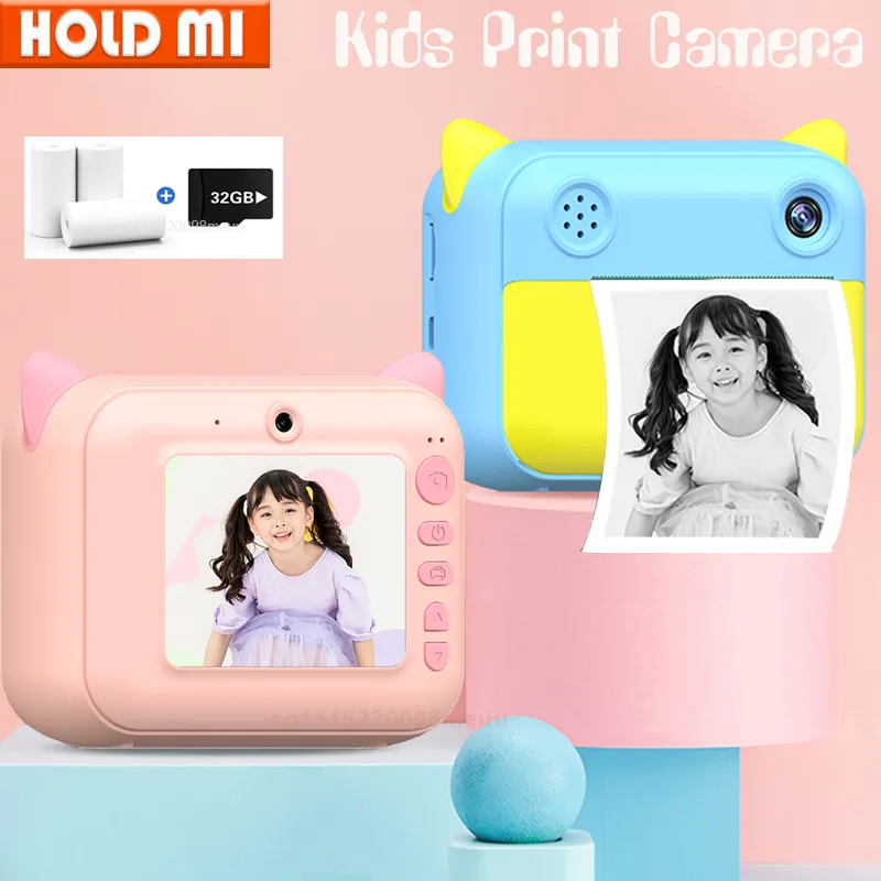 Instant Print Camera for Kids: 1080P HD, Fun Filters, & Photo Paper ...