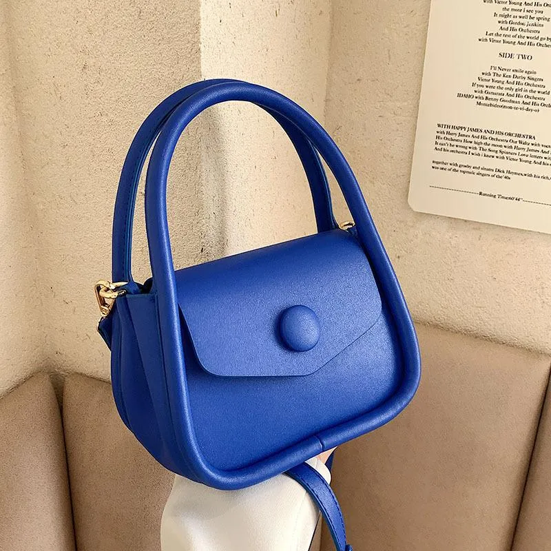 Sacs de soirée Petit carré PU Cuir Bandoulière pour femmes Casual Solide Couleur Sac à bandoulière Poignée supérieure Femme Sacs à main et sacs à main 2022