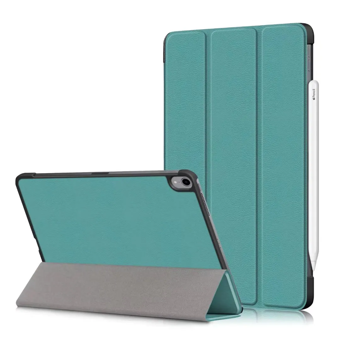 Casos inteligentes para iPad Air 5 4 10,9 "Case Slim PU Couro PC PC Tablet Smart Auto Sleep Wake Função