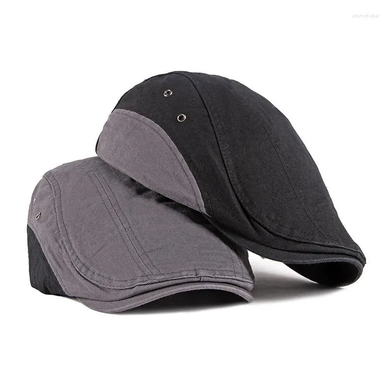 BERETS 2022 MENS WOMENS DUCKBILL CAP IVY 드라이빙 Sun Flat Cabbie Sboy Hat Unisex Fast Logistics