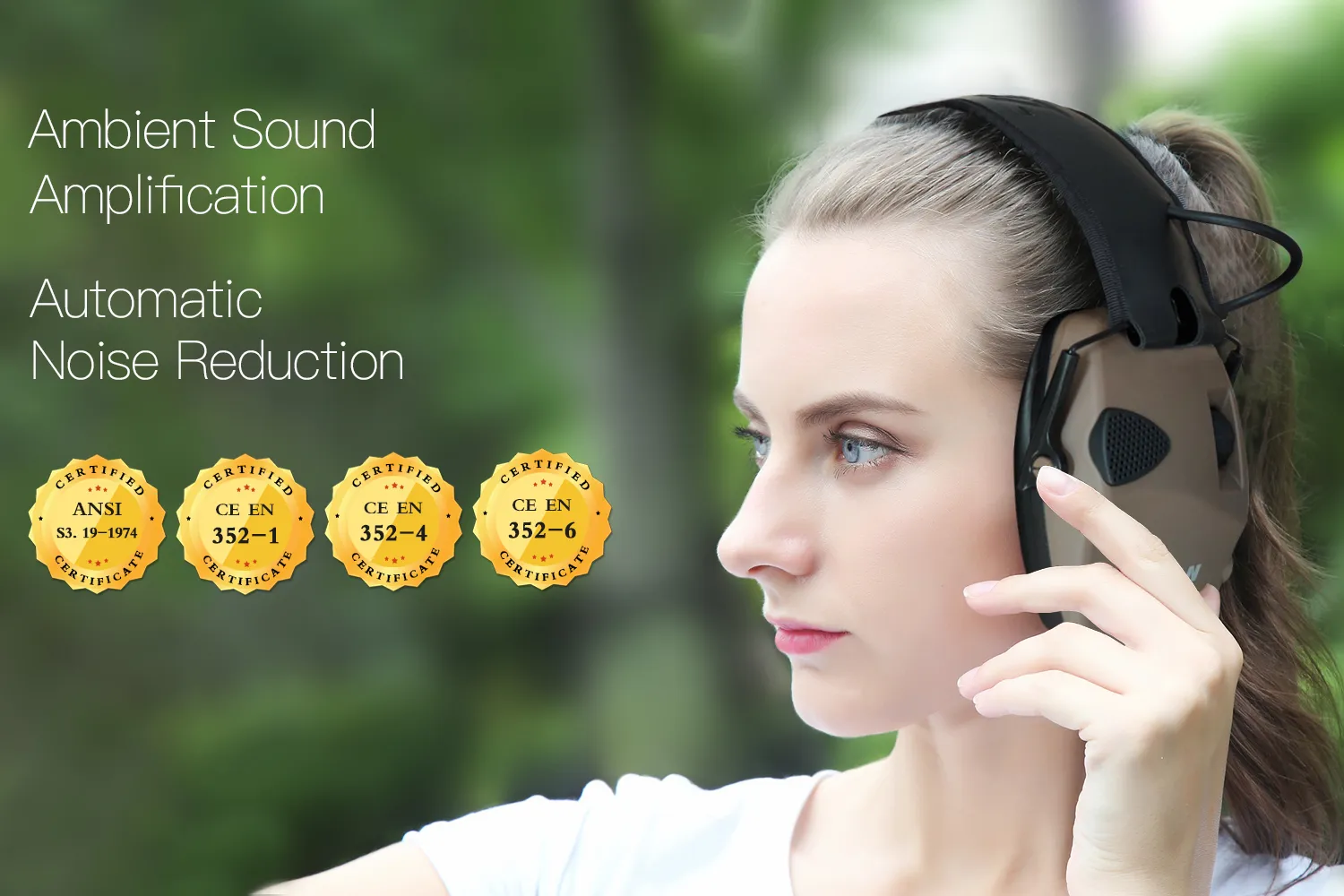 CE EN352-1 Protection auditive Cache-oreilles - Chine L'oreille Muff,  Protection