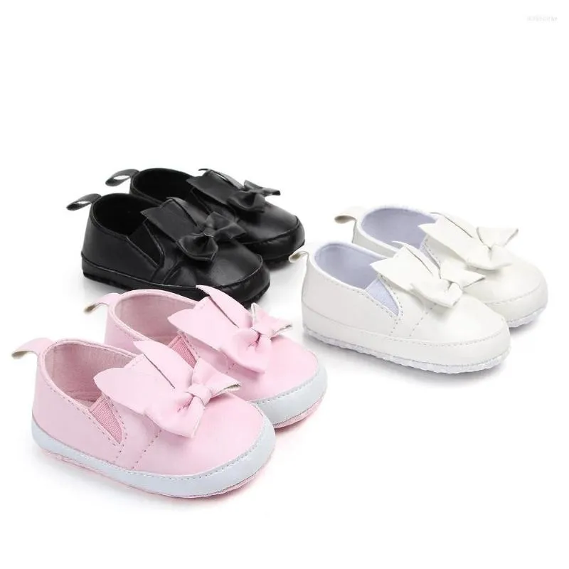 First Walkers 2022 The Princess Bow Babyschuhe Weiche Sohle für Mädchen