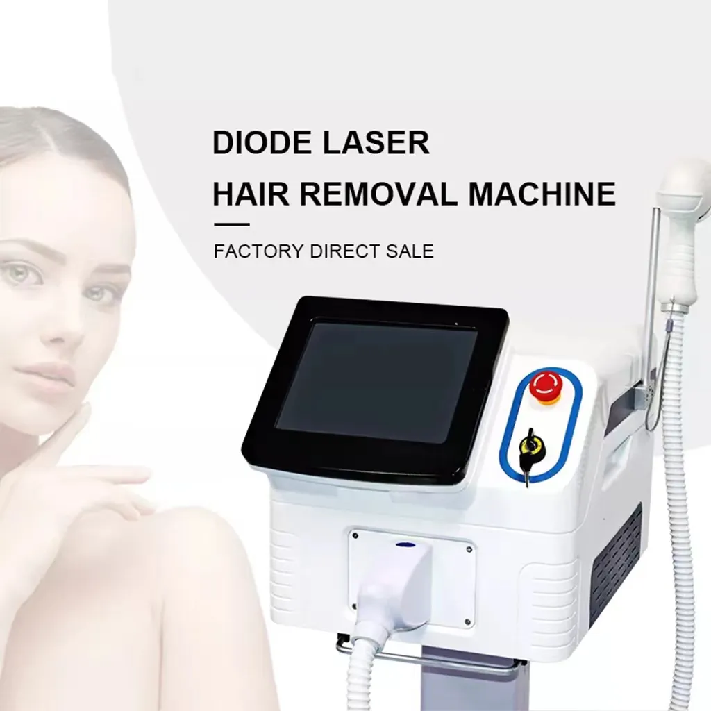Przenośna punktowa temperatura lustra Diode Laser 808 DPL Hair
