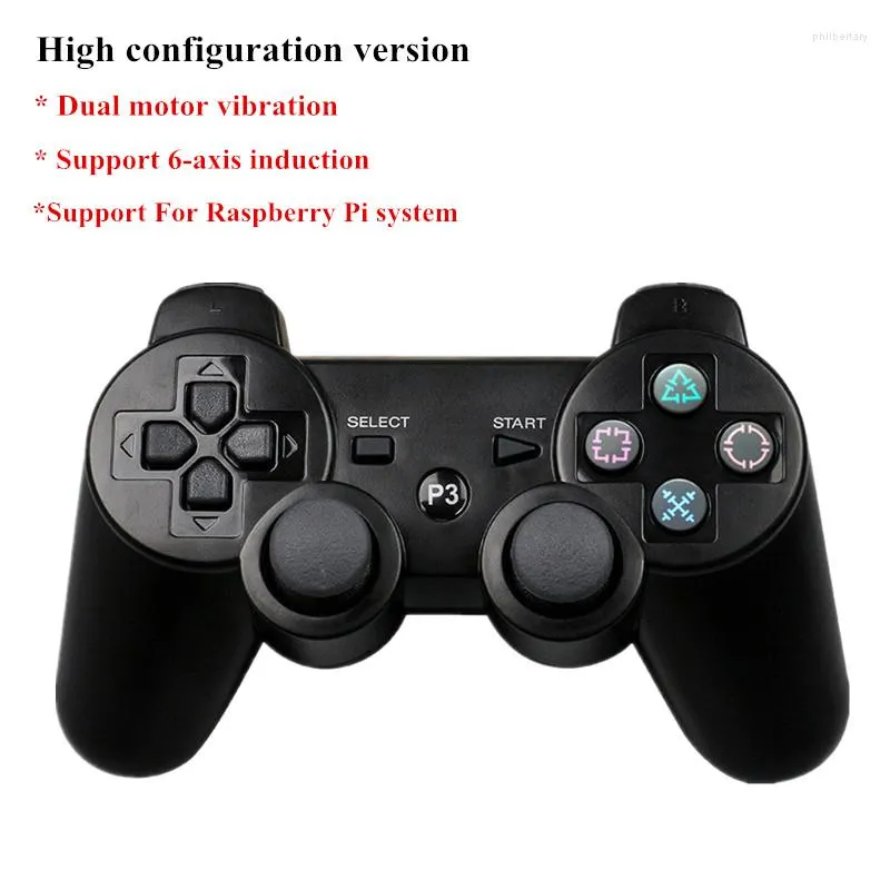 ワイヤレスコントローラーのゲームコントローラーPS3ゲームパッドBluetooth-4.0ジョイスティックUSB PC Joypad