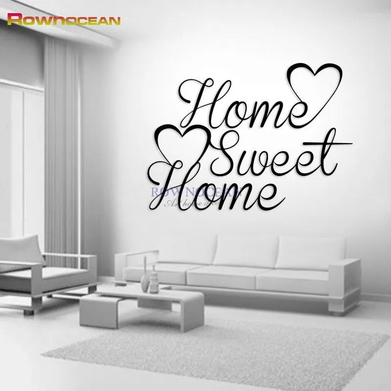 Wall Stickers Home Sweet Decor DIY Removable Art Family Quote Sticker Decorating Customize W701