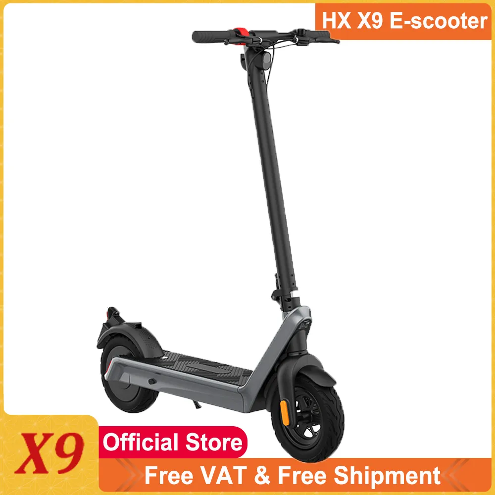 EU/US 재고 HX X9 Plus 36V 15.6Ah Pro Max 48V 15.6Ah 10inch 40 km/h 접이식 경량 야외 도시 고속 전기 스쿠터