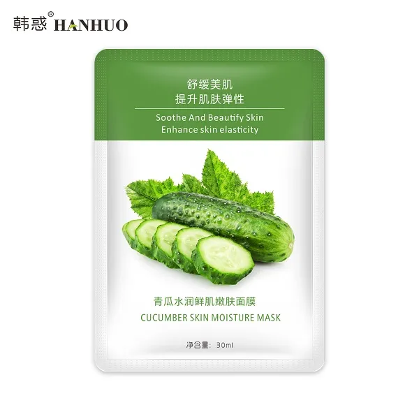 Maschera viso al cetriolo Maschere per il viso maschera per la cura della pelle peeling HH alta marca locale Pianta Idratante frutto levigante