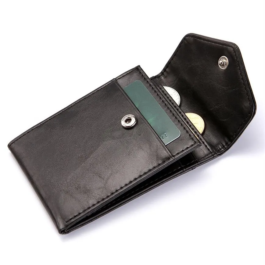 Luxury Small Leather Wallet for Men RFID Blocking Women's Credit Card Holder Mini Bifold Pocket Purse2225