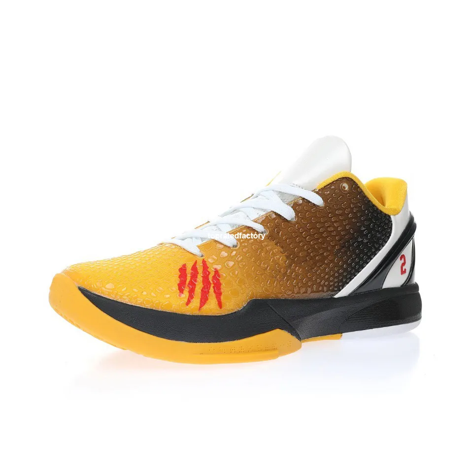 Black Mamba 6 Protro Orange County County Basketball The For Men Sports Shoes Mens Sneakers Women Sneaker Женские спортивные CW2190-800