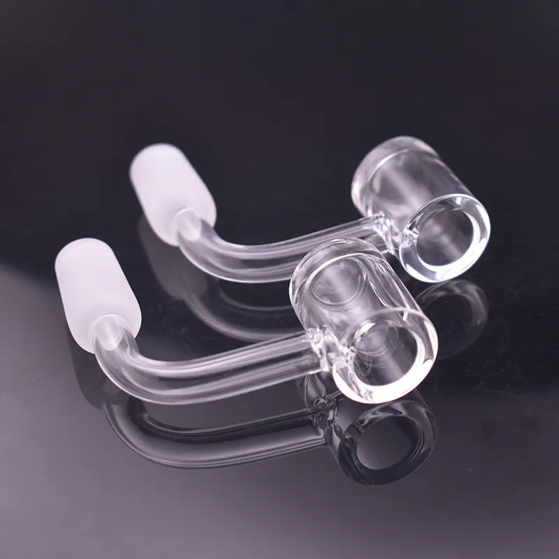 Quartz Oil Burner Pipe Long Neck Flat Top Male/Female Banger Nail For