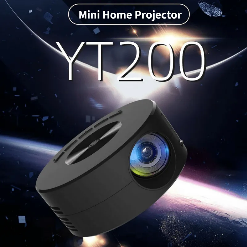 Мини-видеопроектор, портативный смарт-ТВ, WIFI, светодиодный проектор, Full HD 1080P, домашний кинотеатр, кино, телефон, проектор