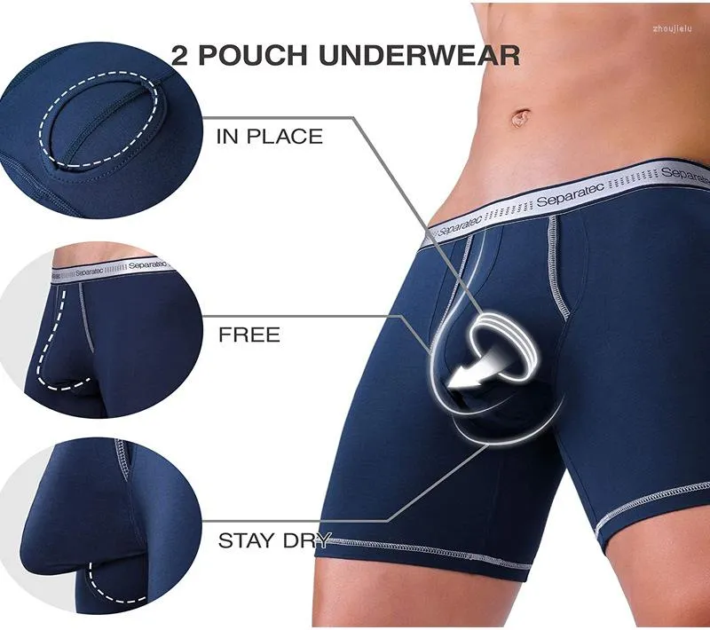 Underpants Separatec Men Breathable Cotton Underwear Separated