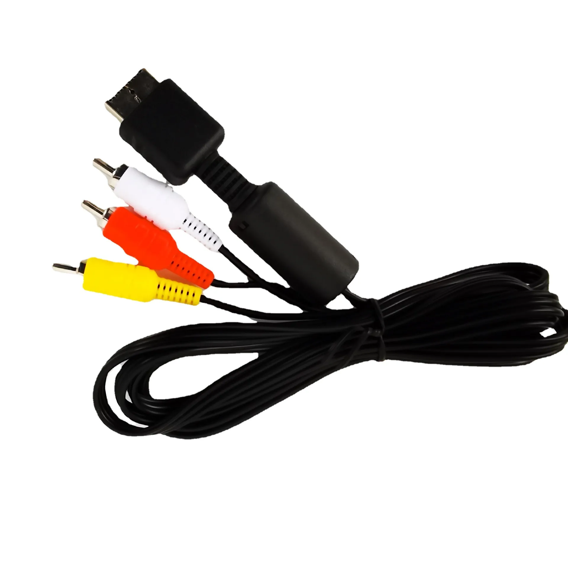 Universal 1,8 m 6ft AV audio -videokabels koord rca a/v 6z voor sony playstation 3 ps2 ps1