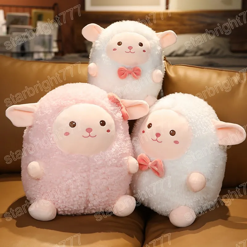 Cute Chubby Fat Sheep Giocattoli di peluche Peluche Agnello Bambola Cuscino morbido Baby Kids Girls Kawaii Regalo di compleanno Decorazione della stanza del divano