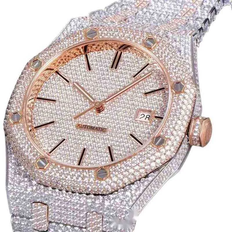 SMLZ K0PB 20232023THETH WATCH 2023 WATCH BILUX DIAMOND VVS1 Автоматический механический нижний водонепроницаемый механические мужские часы GIA SertiveJlx8