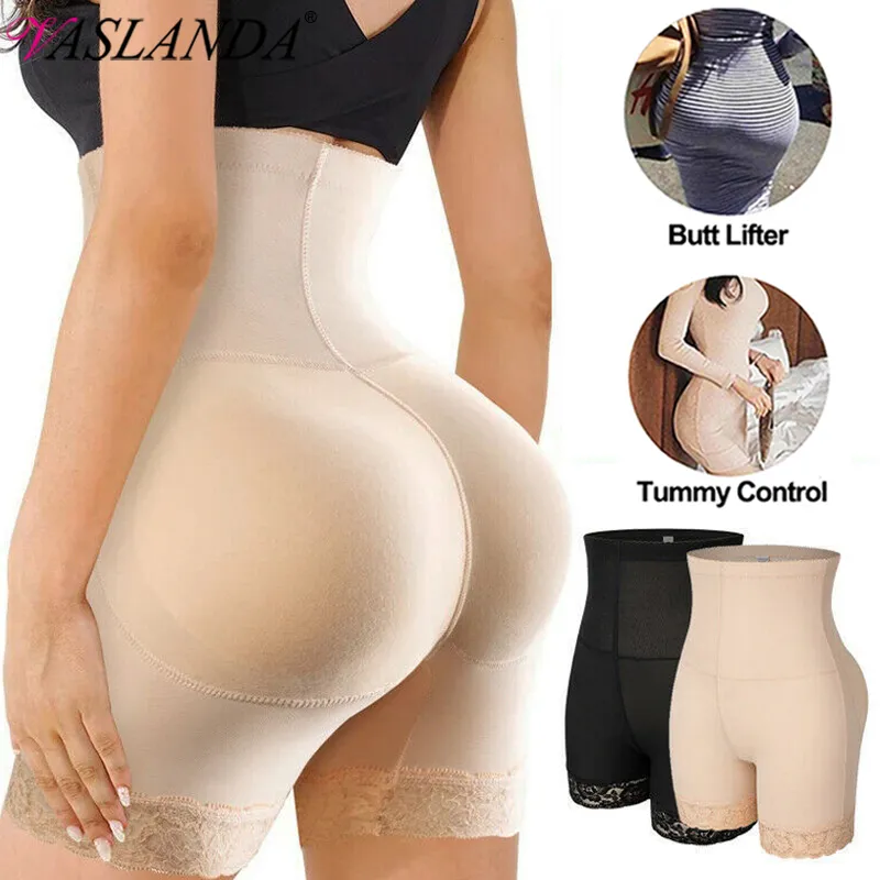 Modellatori da donna Donna Culo finto Butt Lifter Hip Enhancer Booty Biancheria intima imbottita Vita alta Senza cuciture Push Up Glutei Body Shaper Mutandine Boyshort 221102